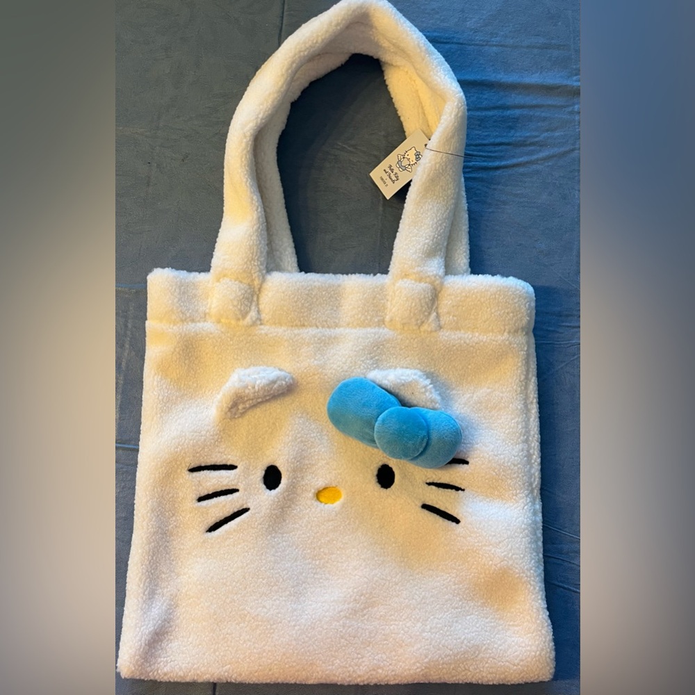 Hello Kitty Large Plush Tote NWT